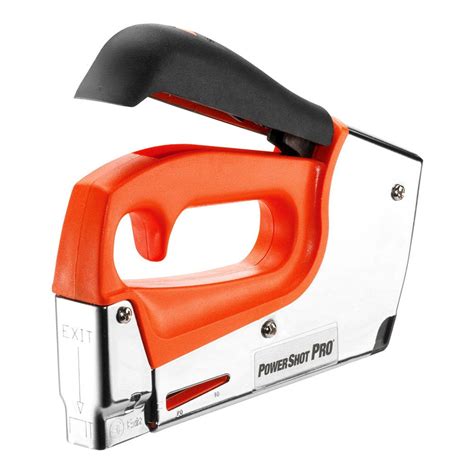 The Powershot 8000 is contractor grade with a durable steel body and its forward action design eliminates stapler kickback. . Powershot pro stapler